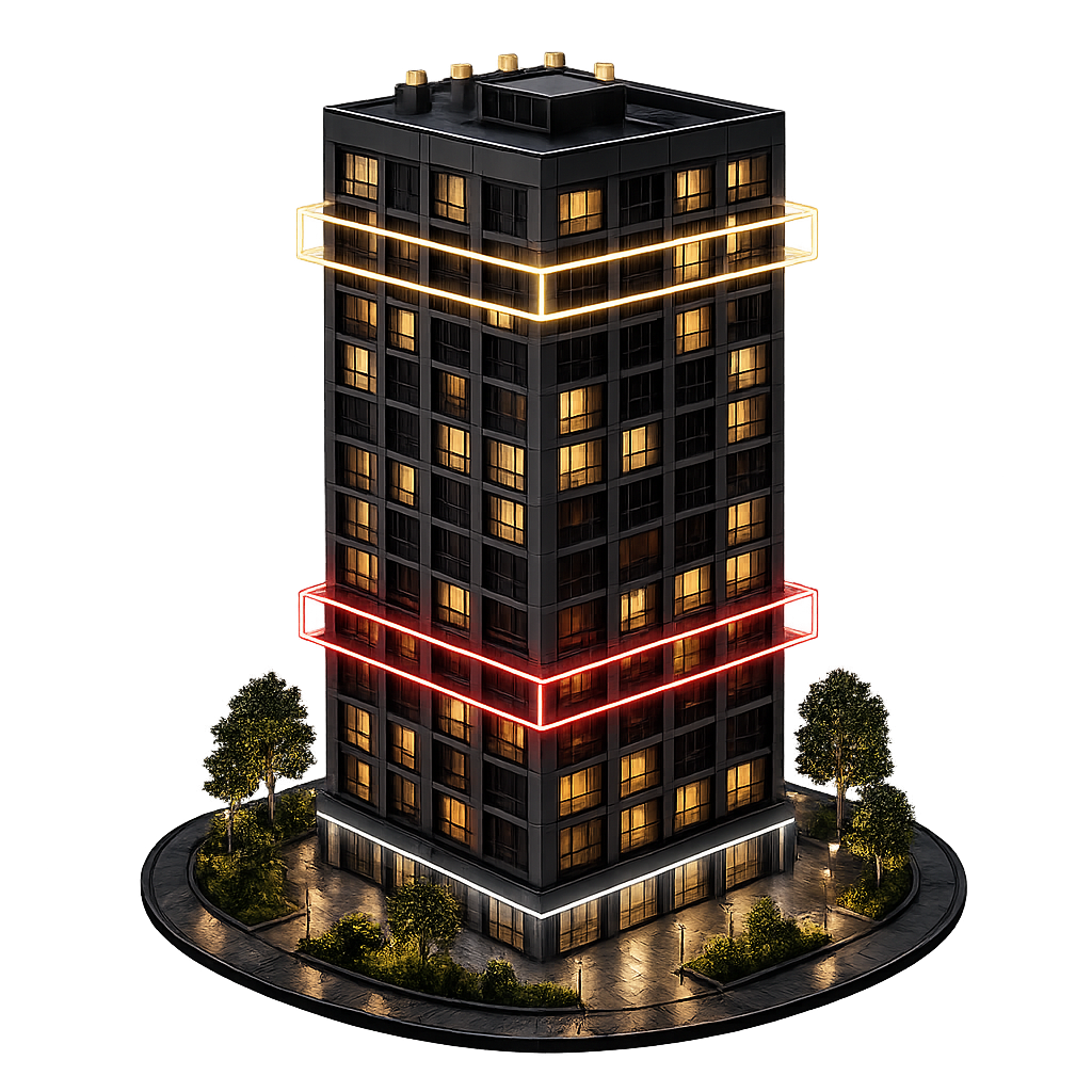 Risk analysis tower